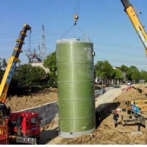 一體化污水提升收集設備玻璃鋼污水泵站介紹